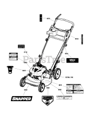 Snapper RP 2187520 (7800969-00) - Snapper 21" Walk-Behind Mower, 8.75hp