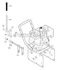 Scotts 627808x31A - Scotts 27" Snow Thrower (2005) Shift Yoke