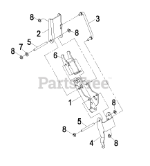 Exmark OCD01 - Exmark Operator Controlled Discharge Components For 109-3884 Assembly