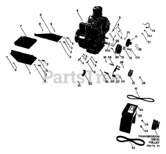 Troy-Bilt 5111 - Troy-Bilt Pony IV Rear-Tine Tiller (SN: S164133 - S186071)