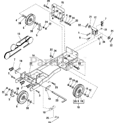 Simplicity 1692622 - Simplicity Snow Thrower Hitch