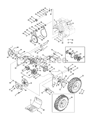 MTD 31AE5MLH795 - MTD Pro Snow Thrower (2007) Drive System