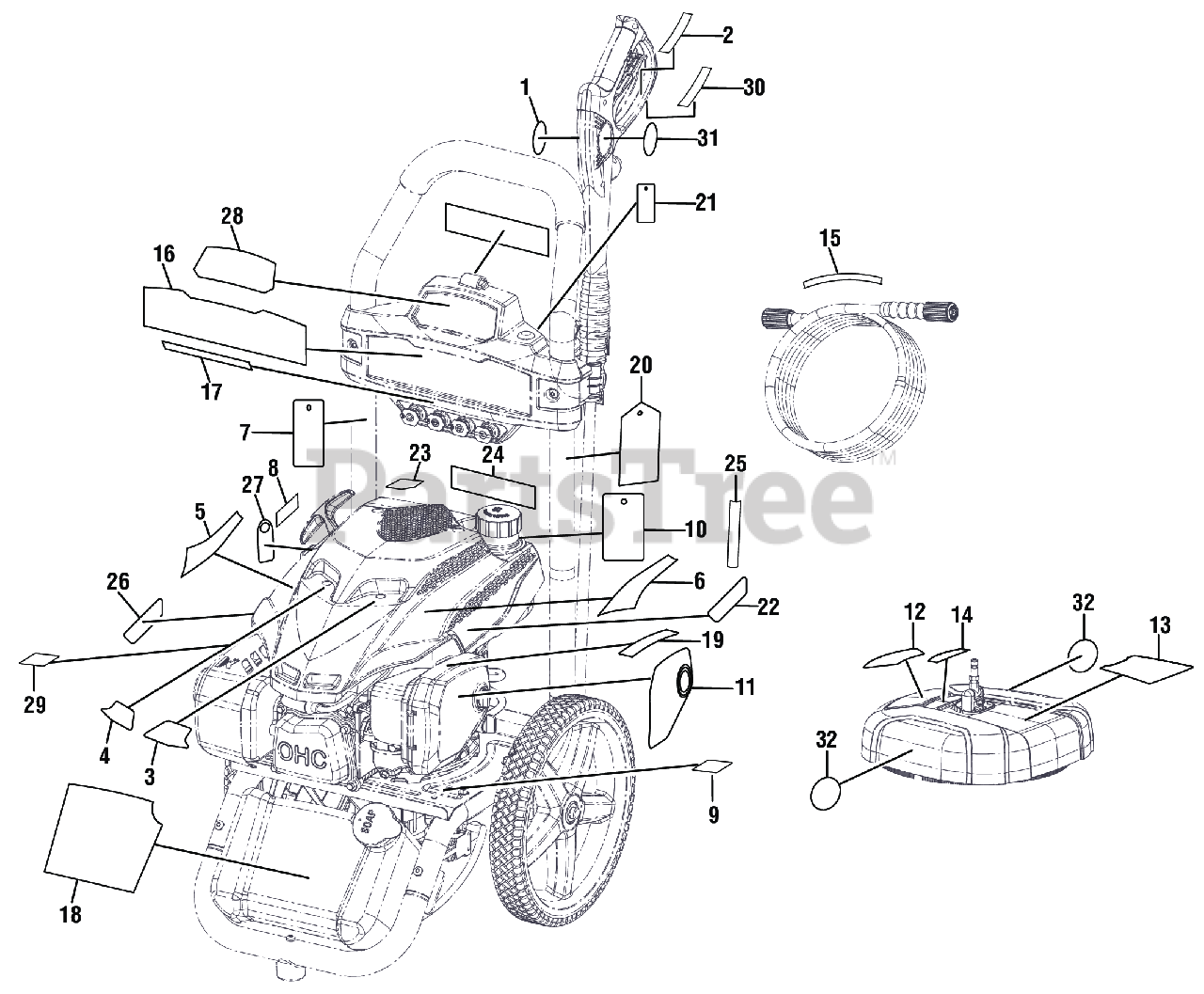 PowerStroke PS 803188 (090079429) PowerStroke Pressure Washer, Rev 01