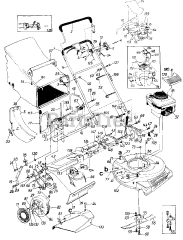 Yard-Man 121-898R401 - Yard-Man Walk-Behind Mower (1991)
