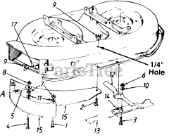 Cub Cadet 096 (190-096-100) - Cub Cadet 38" Mulch Kit (1992) 38" Mulching Kit