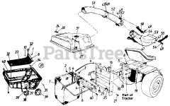 White Outdoor 190-064-190 - White Outdoor Twin Bag Grass Collector (1990)