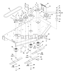 Gravely 992100 (ZT 1844 XL) - Gravely 44" Zero-Turn Mower, 18hp Kohler (SN: 000101 & Above)