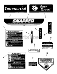 Snapper CP 215520HVFC (7800289) - Snapper 21" Walk-Behind Mower, 5.5hp