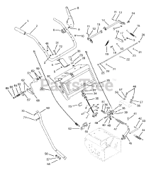 Ariens 924108 (ST 824 SLE) - Ariens 24" Snow Blower, 8hp Tecumseh (SN: 000101 & Above)