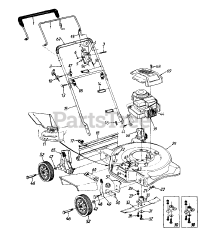MTD 114-080A192 - MTD Walk-Behind Mower (1994) (Wheatbelt)