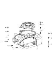 Troy-Bilt 4P90MU - Troy-Bilt Engine 4P90MU Engine Shroud