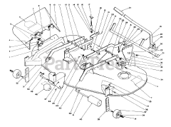 Toro 05-52SY01 - Toro 52" Side-Discharge Mower Deck (SN: 020000001 - 029999999) (1992)