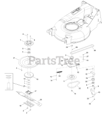 Exmark ECX180CKA210BC - Exmark 21" X-Series Walk-Behind Mower, Kawasaki FJ180V, BBC (SN: 402082300 - 404314158) (2018)