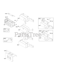 Briggs & Stratton 294447-1046-E2 - Briggs & Stratton Horizontal Engine Exhaust System