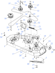 Craftsman Z 7600 (CMGN231702) (17ASHAC3A93) - Craftsman 54" Zero-Turn Mower (2023)