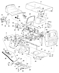 MTD 13607-7 - MTD Lawn Tractor (1987)