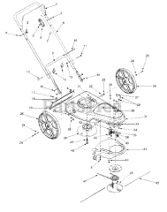 Yard Machines 25A-203M352 - Yard Machines Walk-Behind Trimmer (2002) (Walmart) General Assembly