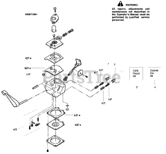 Weed Eater GHT 180 - Weed Eater Hedge Trimmer, Type 4 Carburetor Assembly (Zama C1U-W13) 530071601