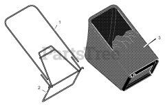 Murray 20465x92A - Murray 20" Walk-Behind Mower (2000) Bag Assembly