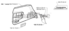 Husqvarna 362 SPECIAL - Husqvarna Chainsaw (1999-11) Side Cover