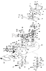 MTD 190-765-000 - MTD Mower Deck Assembly Only (1987)