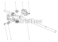 Toro 56100 (732) - Toro Sportsman Rear-Engine Riding Mower (SN: 002000001 - 002999999) (1972) Differential Assembly
