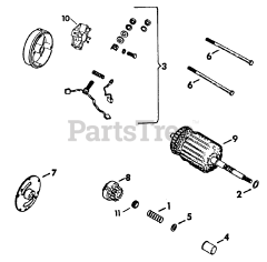 Starter Per Kohler K-341AQS 12V Motorino Di Avviamento Per Trattorino Cub Cadet 1650 Con Motore Kohler K-341AQS - 12V, Nuovo Motorino Kohler K-341AQS - Foto 2