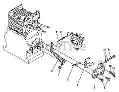 Echo WP-2000 - Echo Water Pump (SN: A1010 - A9999) THROTTLE, GOVERNOR LEVER