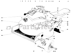 Toro 10510 - Toro 21" Rear Bagging Walk-Behind Mower (SN: 001000001 - 001999999) (1981)