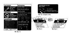 Simplicity 1691815 - Simplicity 38" Mower Deck Decals - Massey Ferguson Models Part 2
