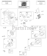 Briggs & Stratton 389447-0100-E1 - Briggs & Stratton Horizontal Engine