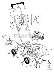 Mastercraft 116-050A054 - Mastercraft Walk-Behind Mower (1996)