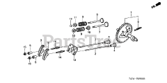 Honda HS621 AS/D (SZAN) - Honda 21" Snow Blower, Made in Japan (SN: SZAN-1130001 - SZAN-1130378) CAMSHAFT