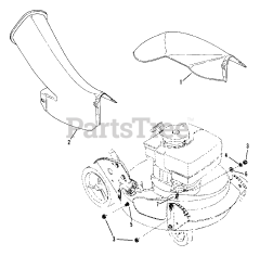 Snapper GPC 21507B (83760) - Snapper 21" Walk-Behind Mower, 5hp Side Chute, Adapter