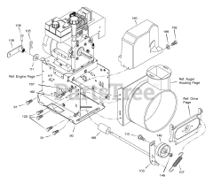 Briggs & Stratton 633124x0A - Briggs & Stratton 33" Snow Thrower (2003) Frame