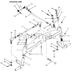 Cub Cadet 1641 (144-653-100) - Cub Cadet Garden Tractor (SN: 821060 - 880000)