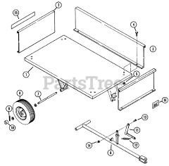 Toro 67-18DC01 - Toro 18 Cubic Foot Cart (1976)