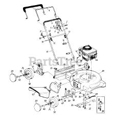 Ranch King 115-734A205 - Ranch King Walk-Behind Mower (1995) General Assembly
