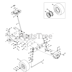 Craftsman 247.288843 (13BJ78SS099) - Craftsman LT2000 Lawn Tractor (2013)