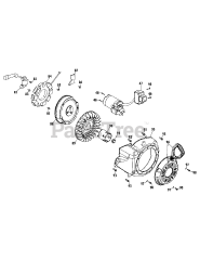 MTD 490-SUA - MTD Engine 490-SUA Starter &amp; Blower Housing