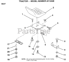 Electrolux/AYP AY 1236 E - Electrolux/AYP Lawn Tractor SEAT