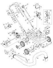 Craftsman 247.770990 (24A-070H799) - Craftsman Walk-Behind Yard Vacuum (2005-2) (Sears)