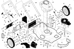 Poulan Pro PR 625Y22RKPX (961420041-00) - Poulan Pro Walk-Behind Mower (2007-04)