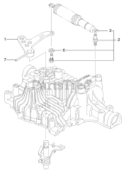 Toro 105-1383 - Toro Hydrostatic Transaxle Replacement Kit Shock Absorber Assembly