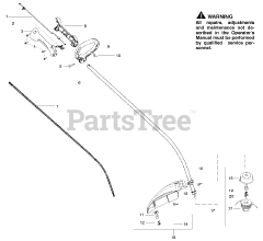 Poulan P 1500 - Poulan String Trimmer (2007-10) Shaft
