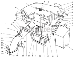 Toro 79086 - Toro 32" Twin Bagger for Mower/XL (SN: 260000001 - 260999999) (2006)