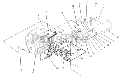 Toro 74225 (Z 253) - Toro 62" Z Master Zero-Turn Mower, Side-Discharge Deck (SN: 230006001 - 230999999) (2003) Clutch Assembly