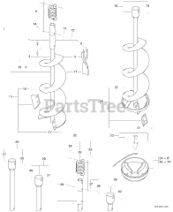 Echo EA-400 - Echo Earth Auger Auger Bits