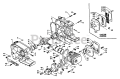 Echo CS-452 VL - Echo Chainsaw Engine, Intake, Exhaust, Crankcase