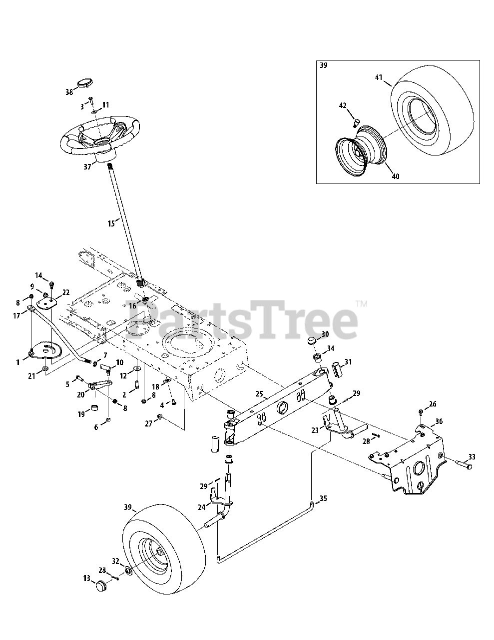 Craftsman 247.203720 (13A278XS099) Craftsman T1200 Lawn Tractor (2014